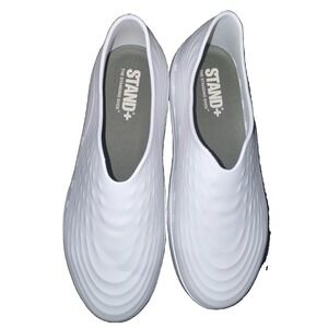 Stand+ AntiGrav1 The Standing Shoe Slip on Clogs Energy Recovery White M15